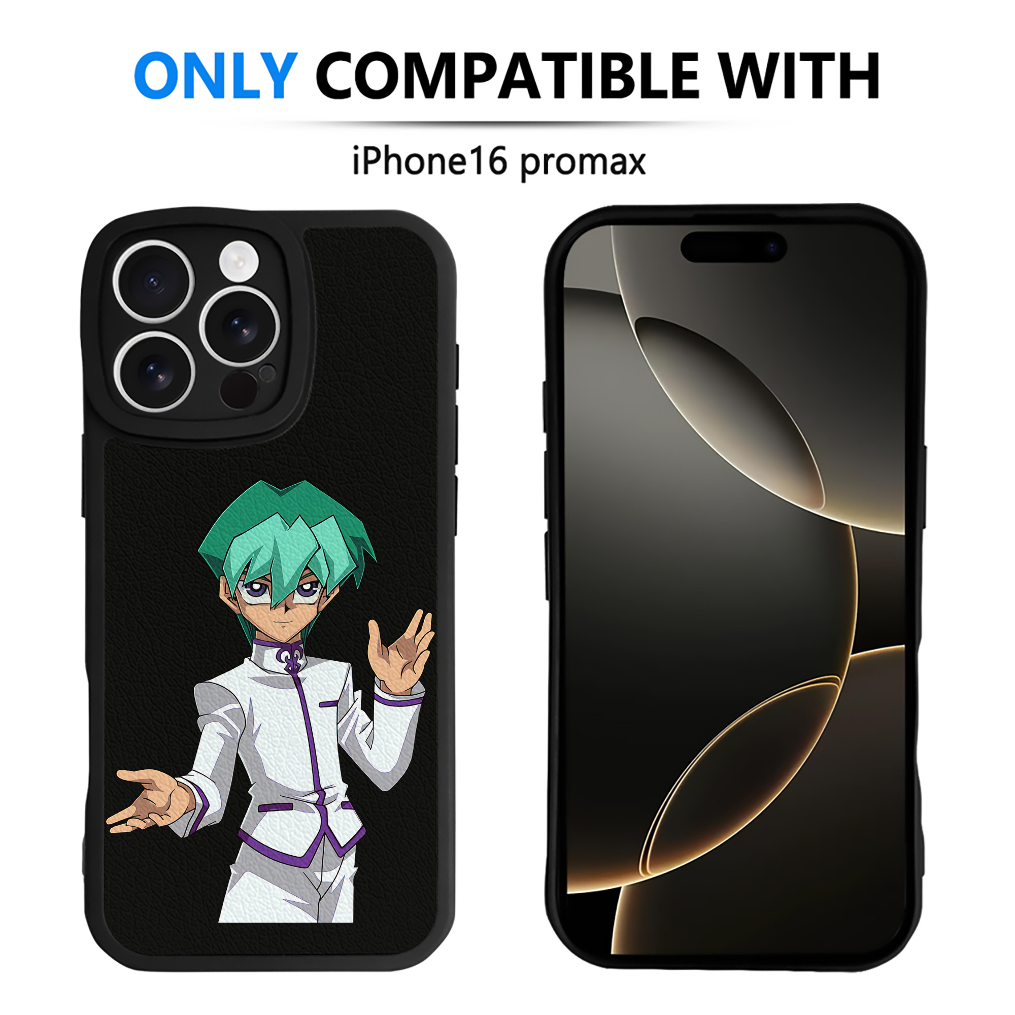 遊☆戯☆王 Yu-Gi-Oh! 【iPhone 16シリーズ対応】シリコンスマホケース（レザー調） 材質：シリコン